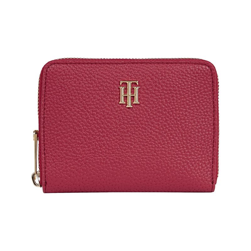 TOMMY HILFIGER - Billetera Monogram Mediana Blanco Tommy Hilfiger