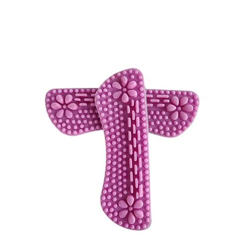 GENERICO - Par Tira Silicona con Relieve para Talón