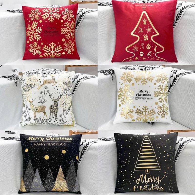 GENERICO - Fundas para cojín de Navidad pack seis Surtidos