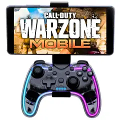 TECMASTER - Gamepad Inalámbrico Bluetooth Multiplataformas Deluxe RGB