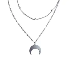 AMKALE - Collar Doble de Plata