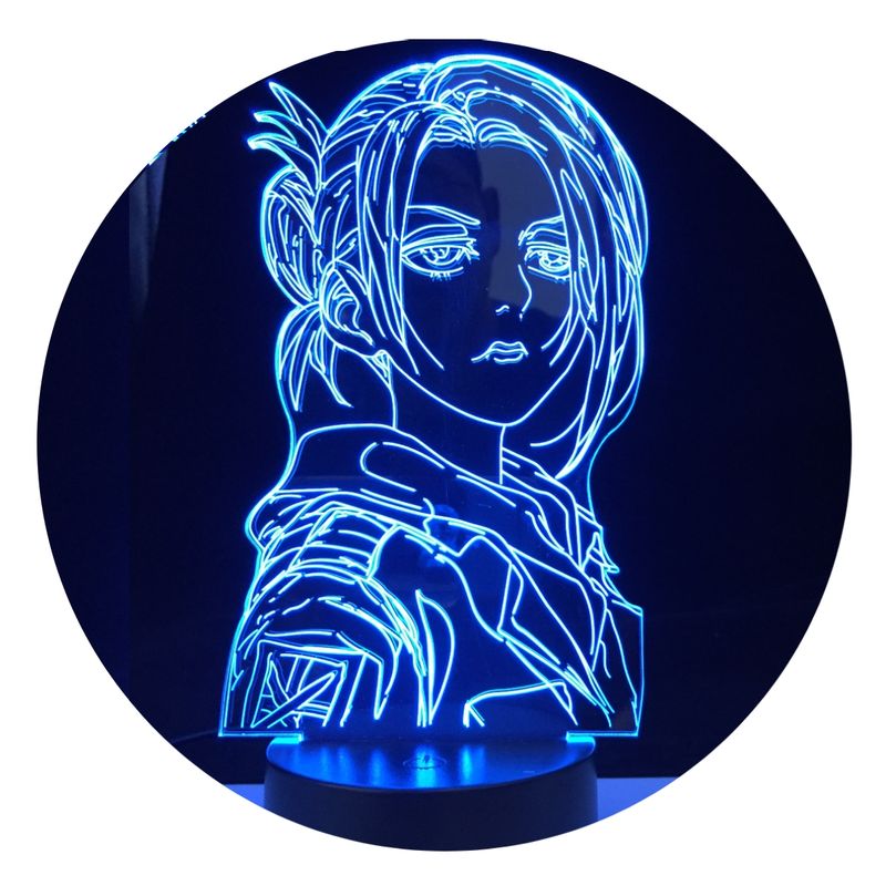 3DILUTION - Lampara Escritorio Annie Leonhart Shingeki Base Negra