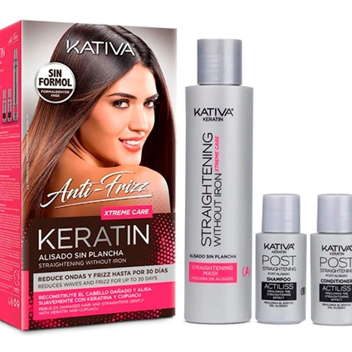 KATIVA - Alisado Sin Plancha Keratin Brasileño 300ml