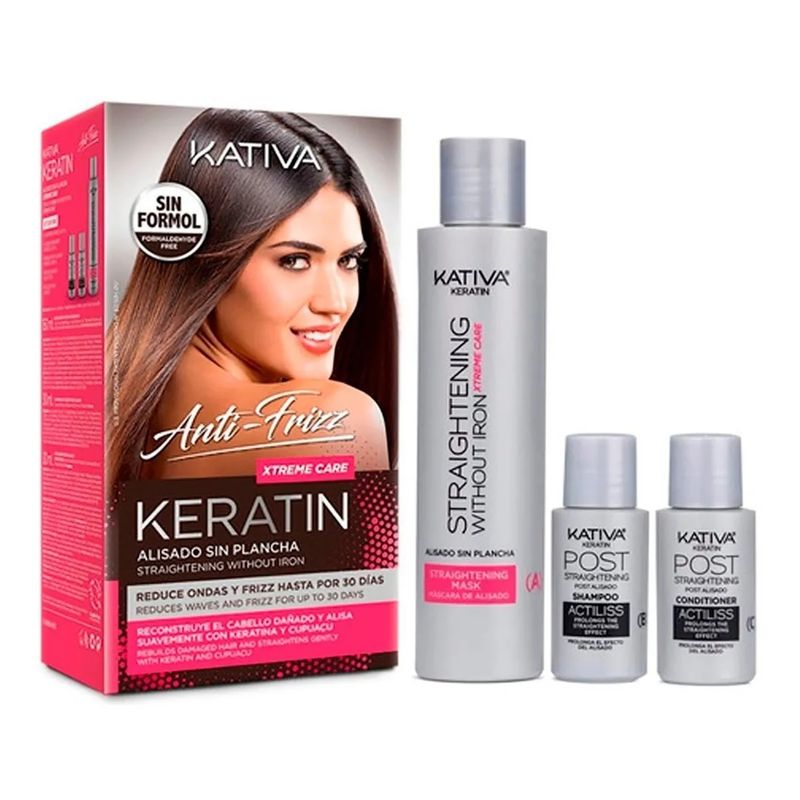 KATIVA - Alisado Sin Plancha Keratin Brasileño 300ml