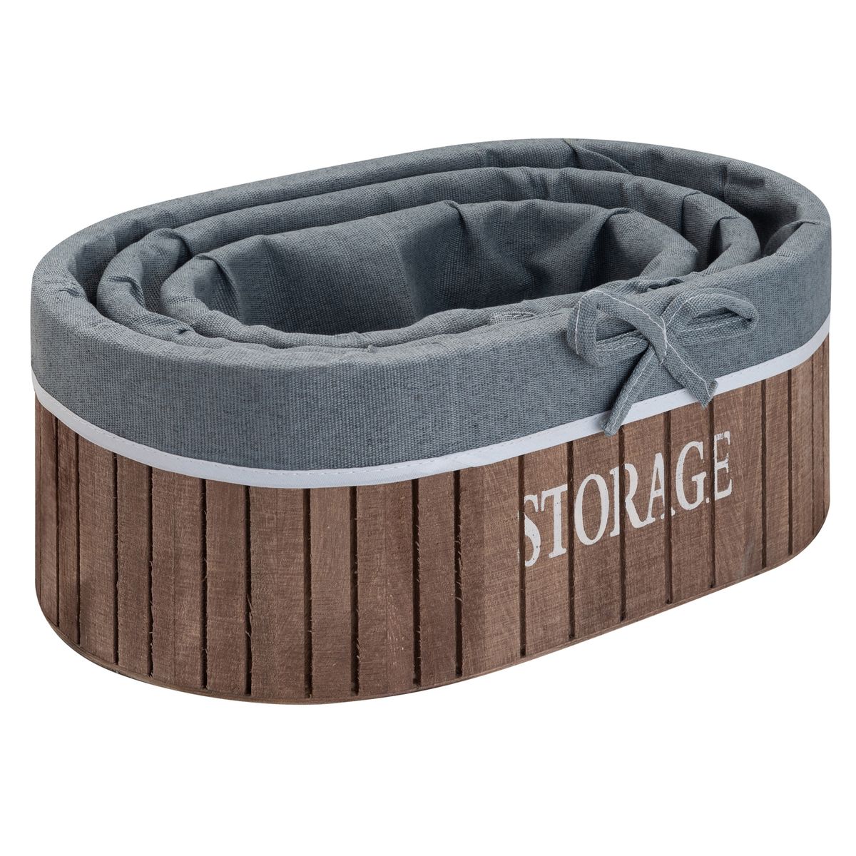 VGO - Set De 3 Canastos Ovalados Madera Can282419 Mar Vgo