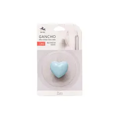 RUNN - Gancho para Azulejo Corazón Celeste