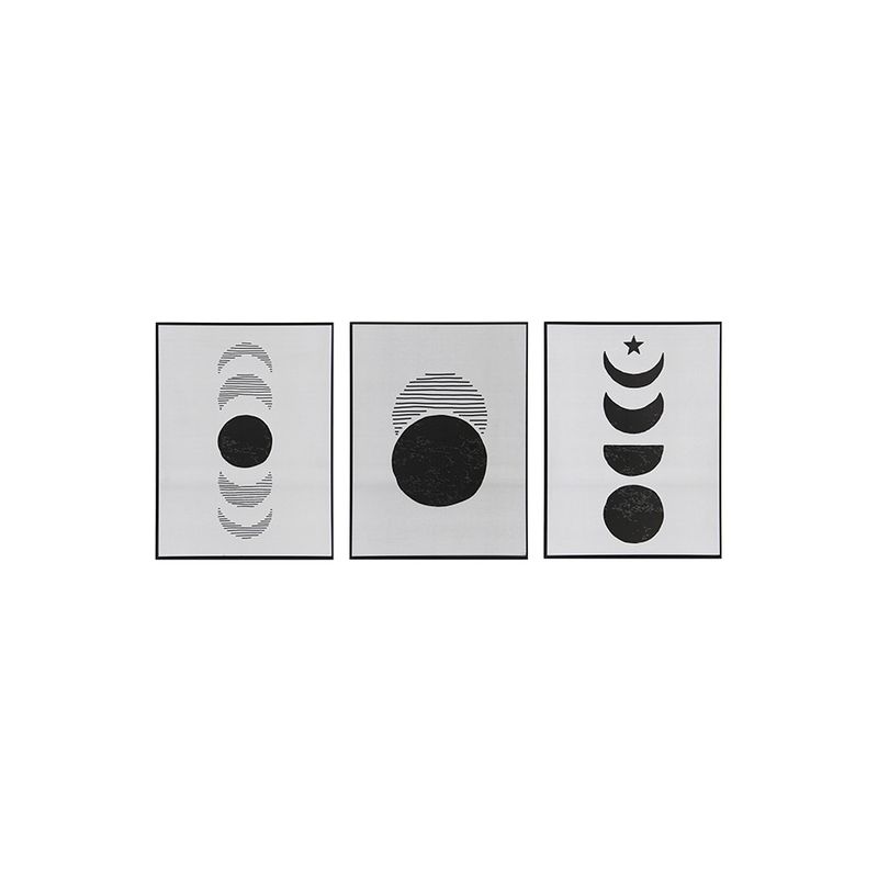 VGO - Set de 3 cuadros en madera 30x40 cm.