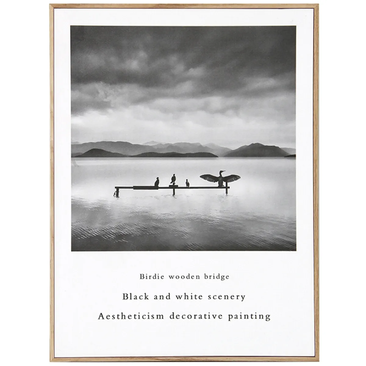 VGO - Set de 3 cuadros en madera 30x40 cm.