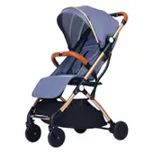 LUBABYCAS - Coche De Paseo Últra Compacto Con Accesorios Azul