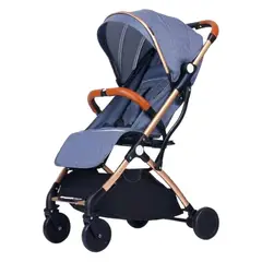 LUBABYCAS - Coche De Paseo Últra Compacto Con Accesorios Azul