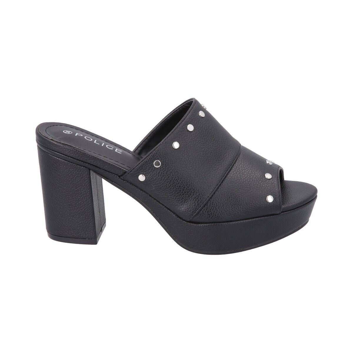 POLICE - Sandalia Mujer Negro Sasha  Police