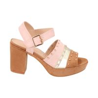 Sandalia Mujer Camel Rene