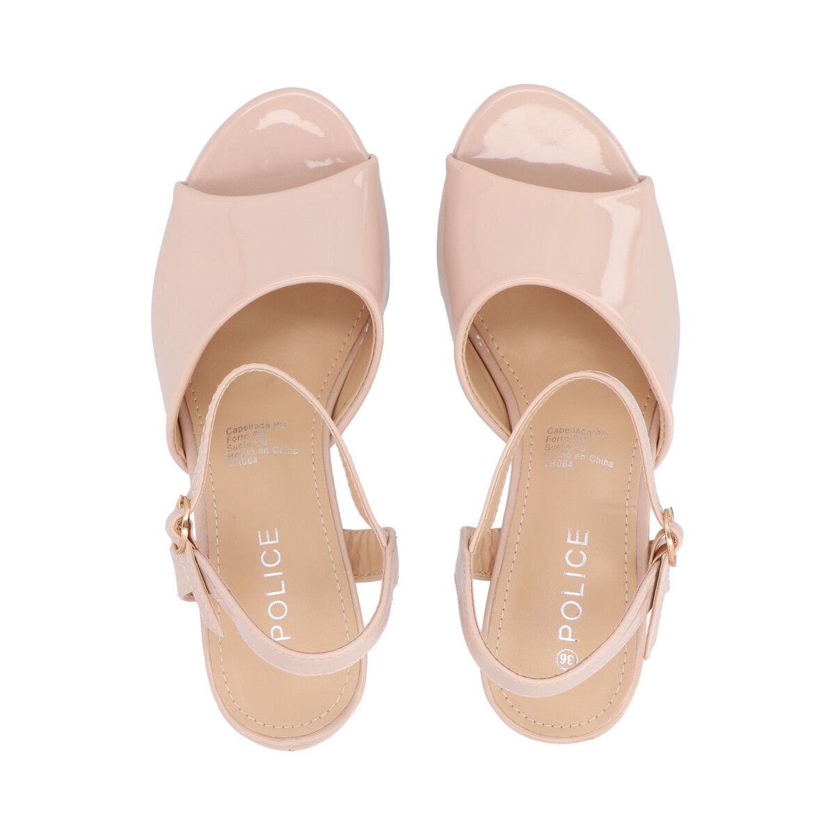 POLICE - Sandalia Mujer Beige Connie Police