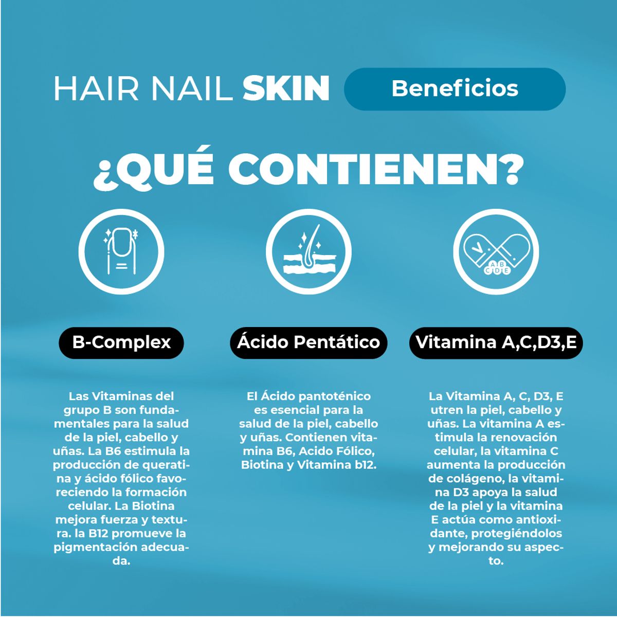 KARUNLIFE - Gomita Biotina Hair Nails & Skin 60 Un Karun Life