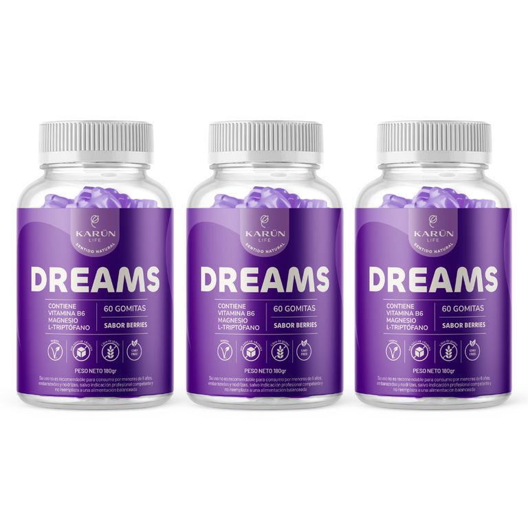 Pack x3 Gomitas Dreams 180 Un Karun Life
