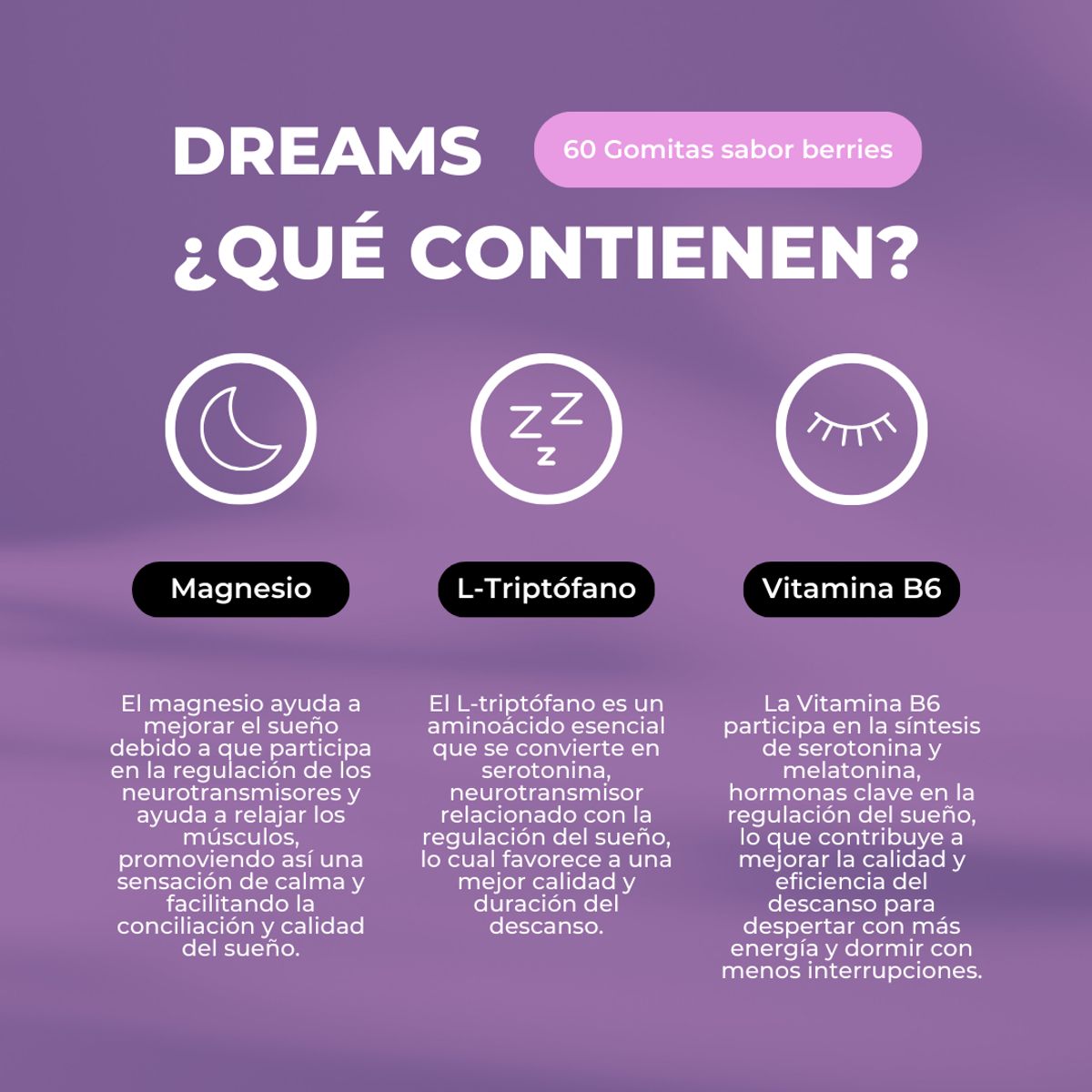 KARUNLIFE - Pack x3 180 Gomitas Dreams Karun Life