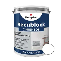 SINTEPLAST - Mortero Sellador Impermeabilizante anti-hongo 5 KG