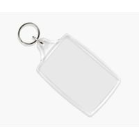 Pack 50 Llaveros Acrilico Rectangular Portafoto Publicitario