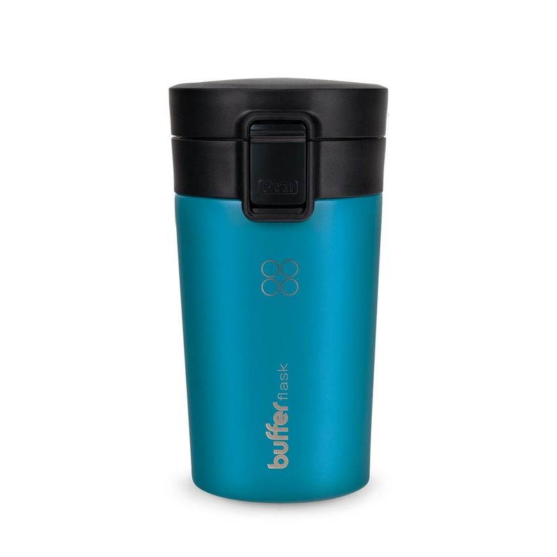 BUFFER FLASK - Mug Termo Para Cafe Buffer Vaso Termico 300ml 10oz Sellable - Turquesa