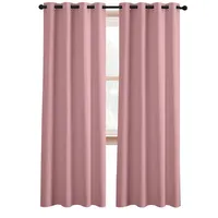 Cortina Semi Blackout Un Paño 140x220cm Aislante - Rosa