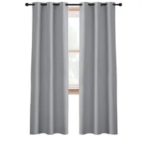 Cortina Semi Blackout Un Paño 140x220cm Aislante - Gris