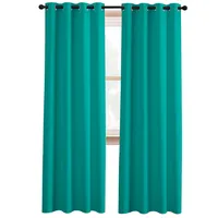 Cortina Semi Blackout Un Paño 140x220cm Aislante - Turquesa