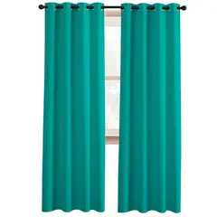 CASATUA - Cortina Semi Blackout Un Paño 140x220cm Aislante - Turquesa