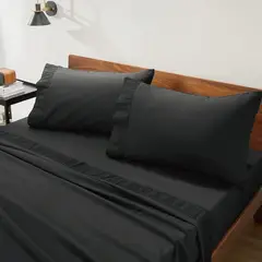 CASATUA - Sabanas Hotel Ultra Suave - Negro - king