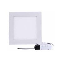 Plafón Foco Led Panel Cuadrado Sobrepuesto Luz Cálida Amarilla