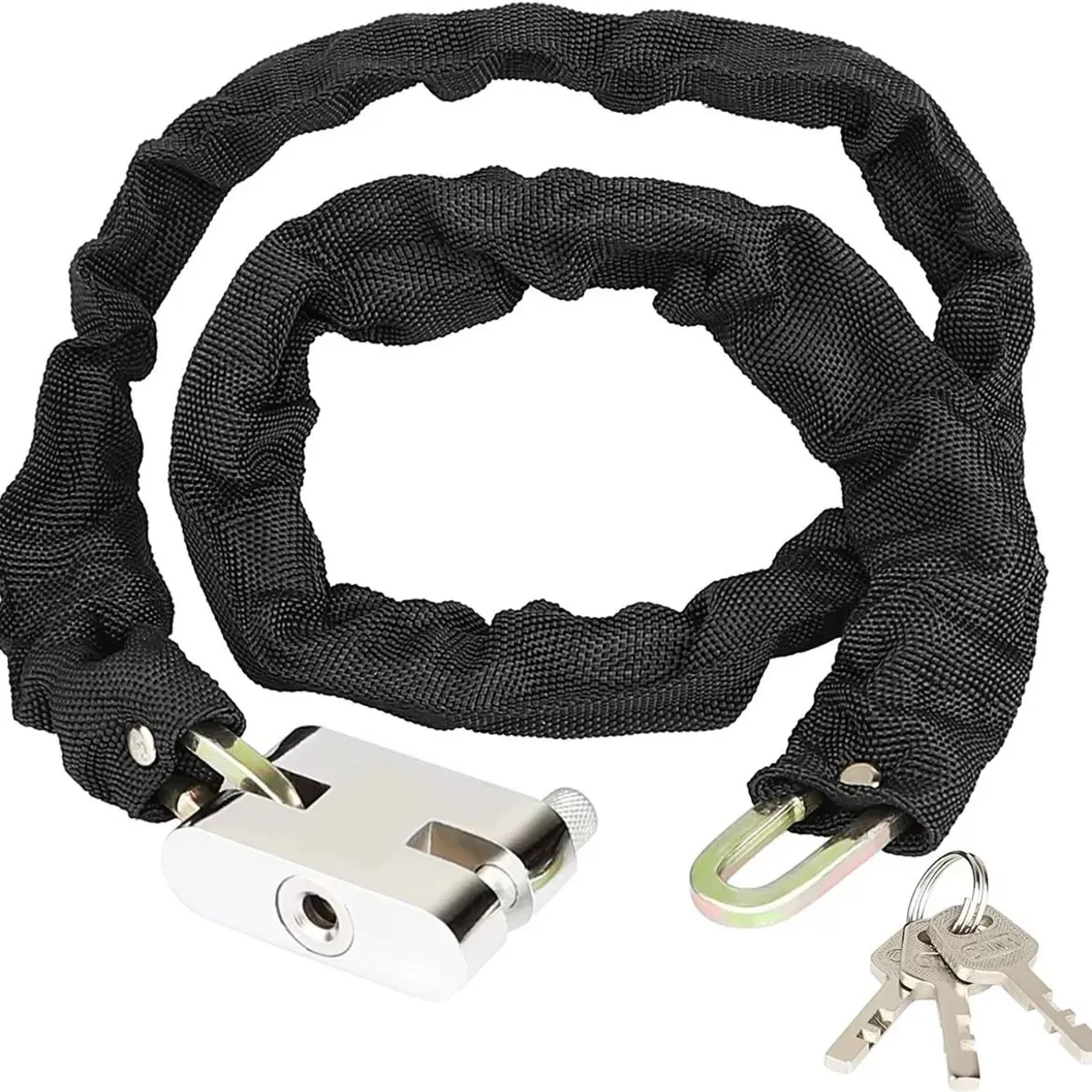 KUANGYE - Candado Cadena Para Motos Bicicleta 100cm excelente Seguri