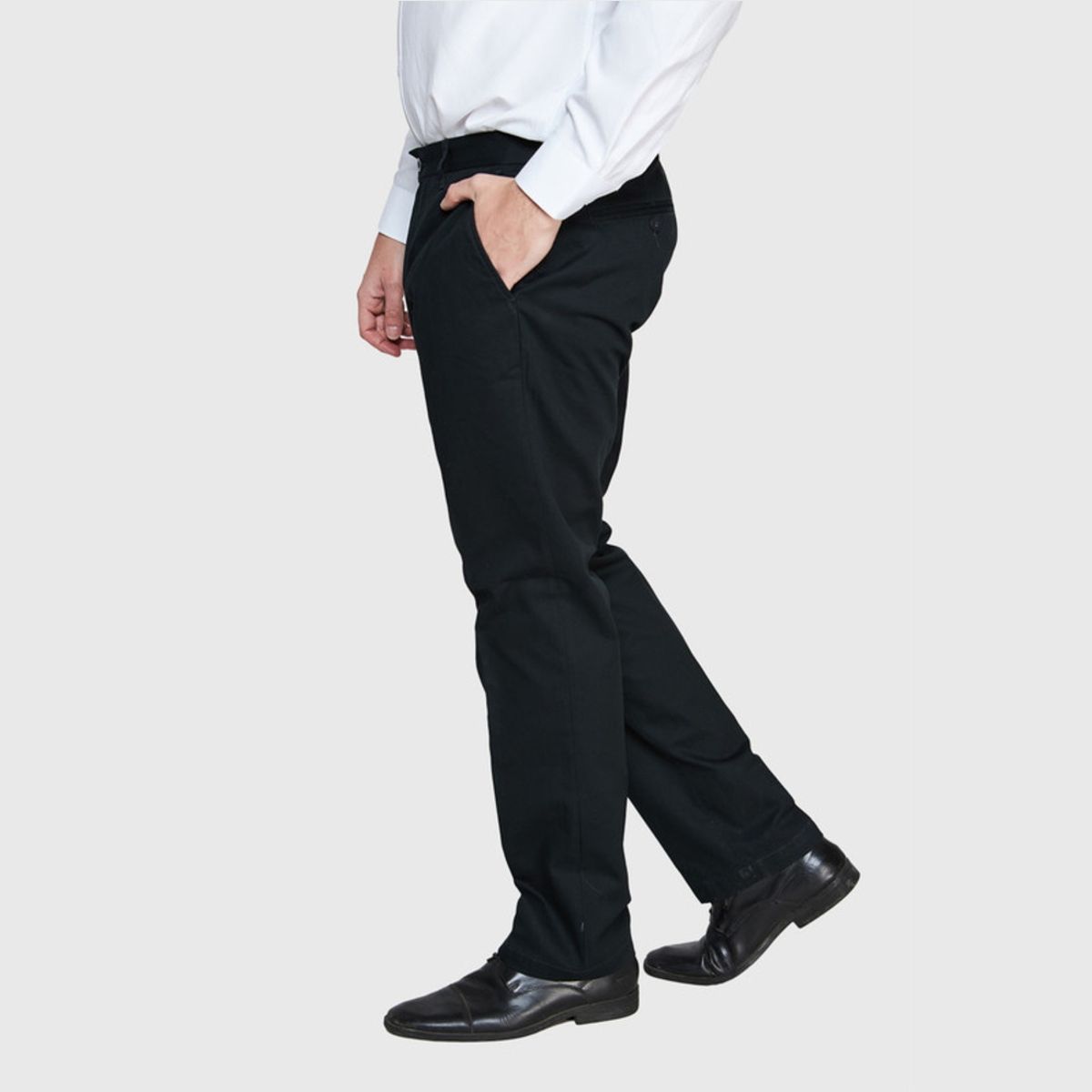 JAYSON - Pantalón Gabardina 100% Algodón S/Pinzas Hombre