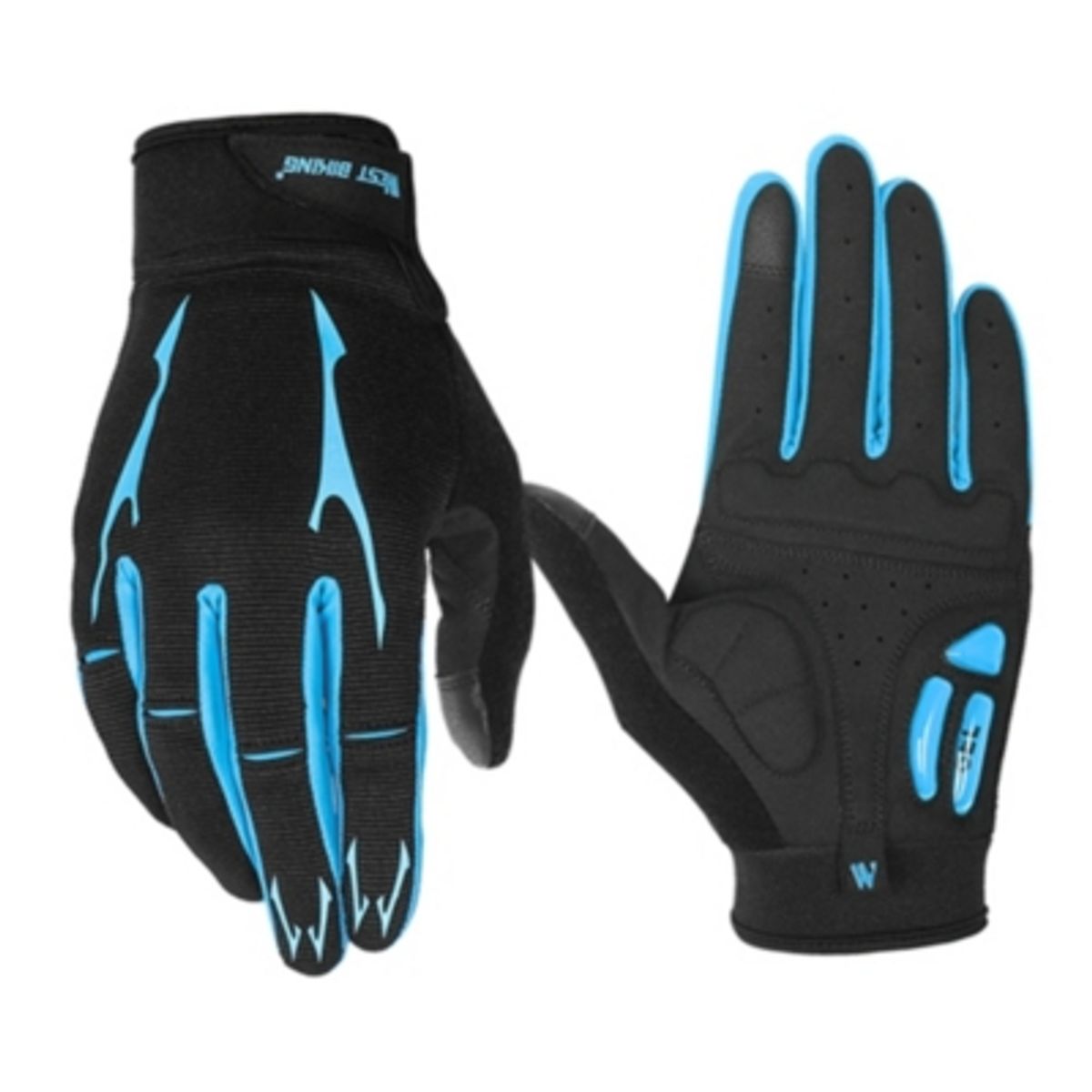 WEST BIKING - Guantes West Biking Con Gel Ruta Y Mtb Dedo Largo Bicicleta