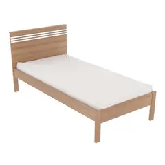 TECNOMOBILI - CAMA 1 PLAZA ALMENDRA BLANCO