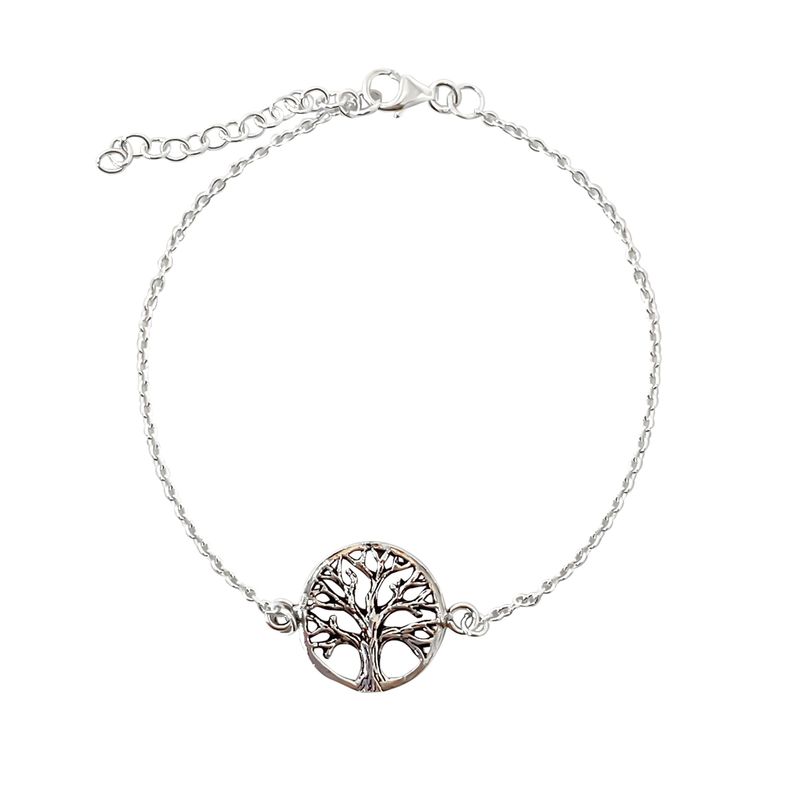 ANDREA COGGIOLA JOYAS - Pulsera Árbol de la Vida Plata Fina 925.