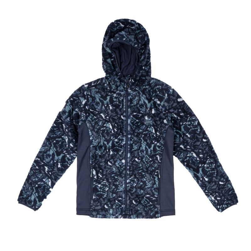 LIPPI - Chaqueta Teen Girl Cross Nano-F Shaggy Jacket Print Azul Marino Lippi
