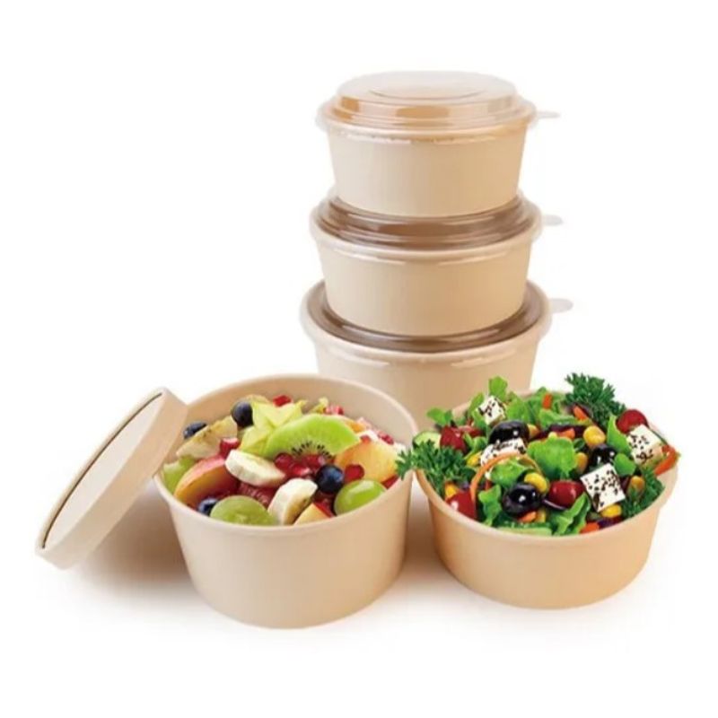 KRAFT - Envase Bowl Polipapel 1000 Cc Pack 20 Unidades