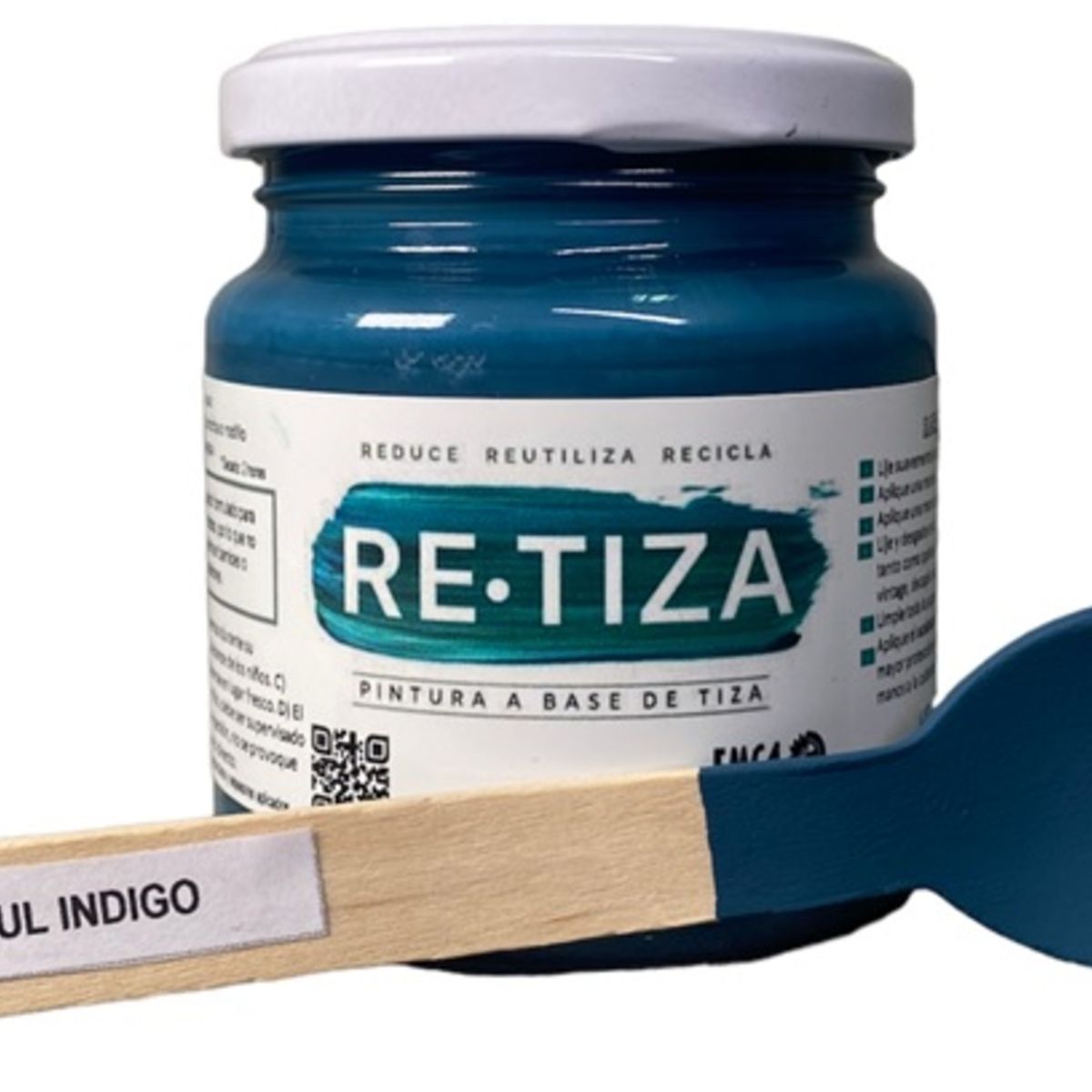 RETIZA - AZUL PETRÓLEO/INDIGO  250 grs. Pintura Tizada/Vintage base agua mate