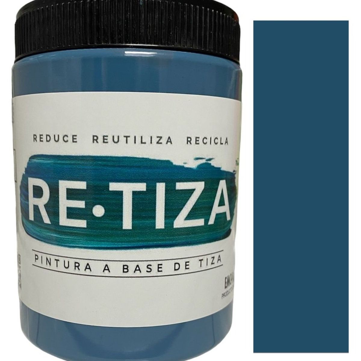 RETIZA - AZUL PETROLEO/OCEANO 1 kilo. Pintura Tizada/Vintage base agua mate