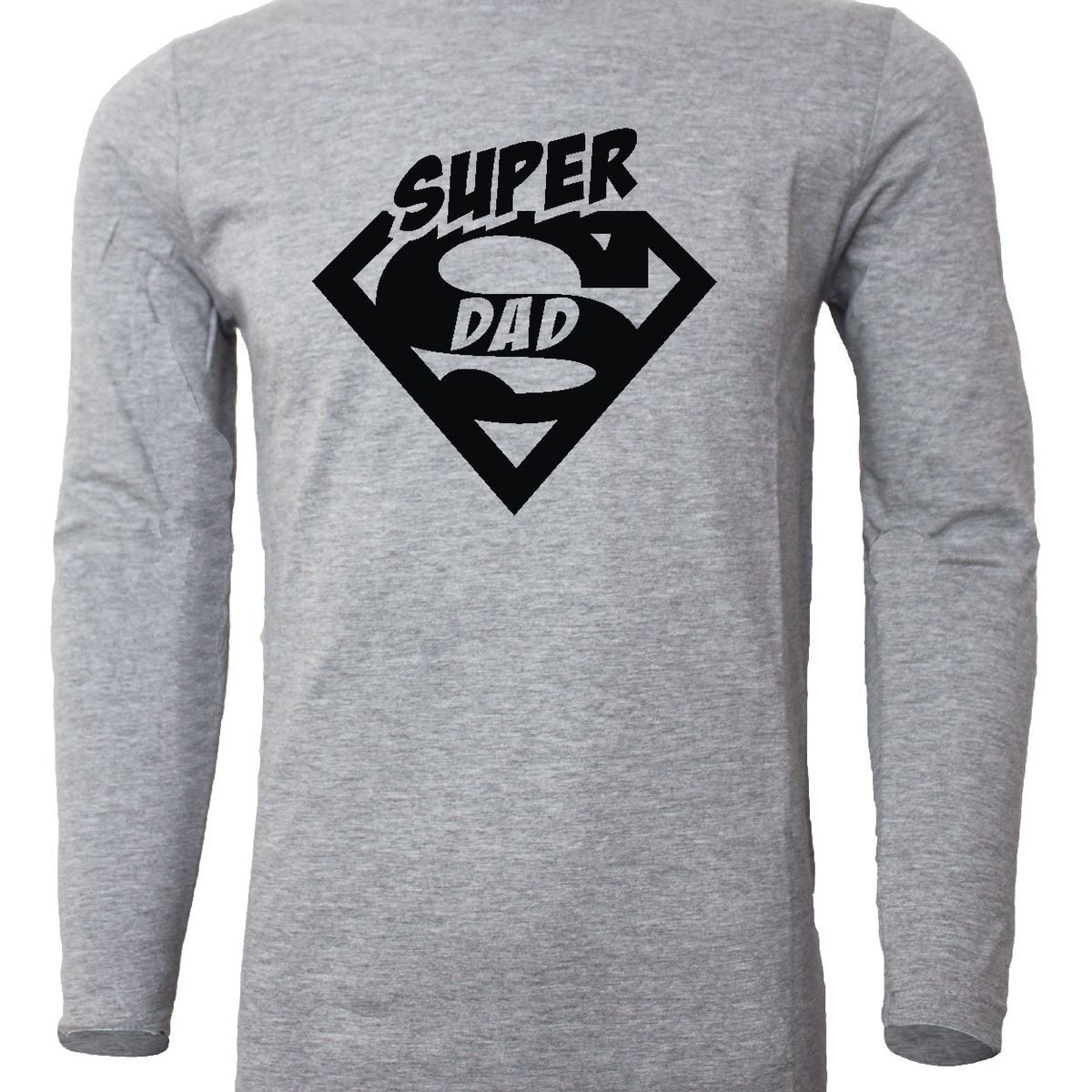 MDC - Poleras Manga Larga De Hombre Super Dad