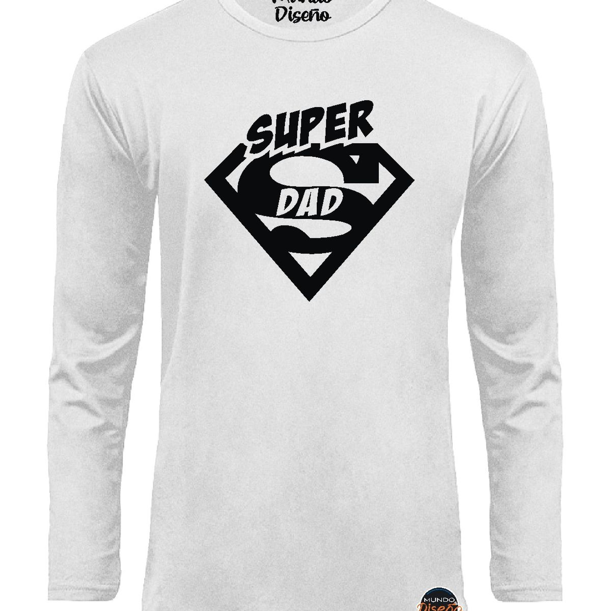 MDC - Poleras Manga Larga De Hombre Super Dad