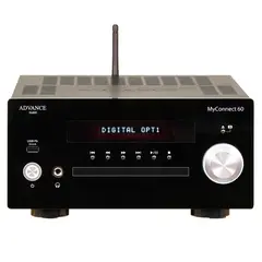 ADVANCE ACOUSTIC - Receiver Stereo con Streamer y CD Advance Myconnect 60