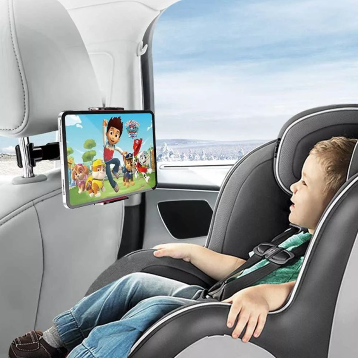 GENERICO - Porta Tablet y Celulares Consolas Para Cabecera de Auto