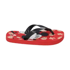 MICKEY MOUSE - SANDALIAS FLIP FLOP BAJAS ROJO