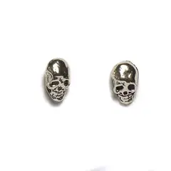ANDREA COGGIOLA JOYAS - Aros Cráneo Plata Fina 925
