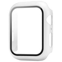 Protector 360 Para Apple Watch 38mm con vidrio templado Blanco
