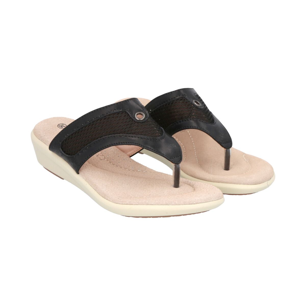 POLICE - Sandalia Mujer Negro  Liberty Police