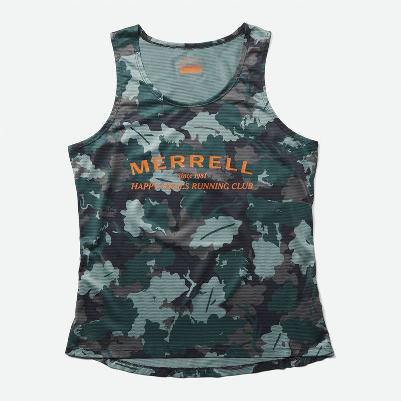 MERRELL - Polera S/M Mujer W Trail Running Sing Verde MERRELL