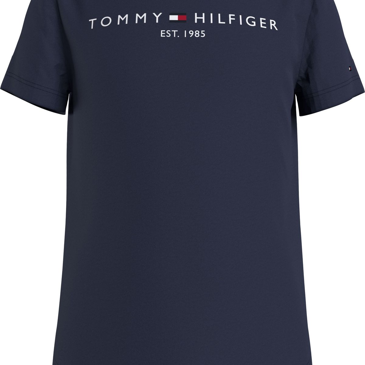 TOMMY HILFIGER - Polera Essential Established 1985 Azul Tommy Hilfiger