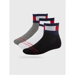 TOMMY HILFIGER - Pack De 3 Pares De Calcetines Sport Logo Multicolor