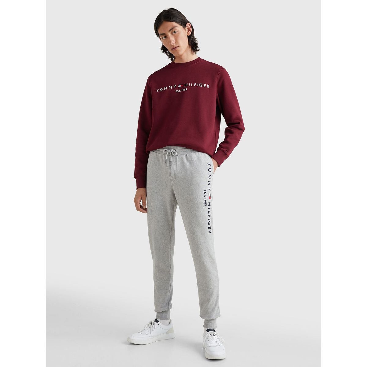 TOMMY HILFIGER - Joggers 1985 Essential Gris Tommy Hilfiger